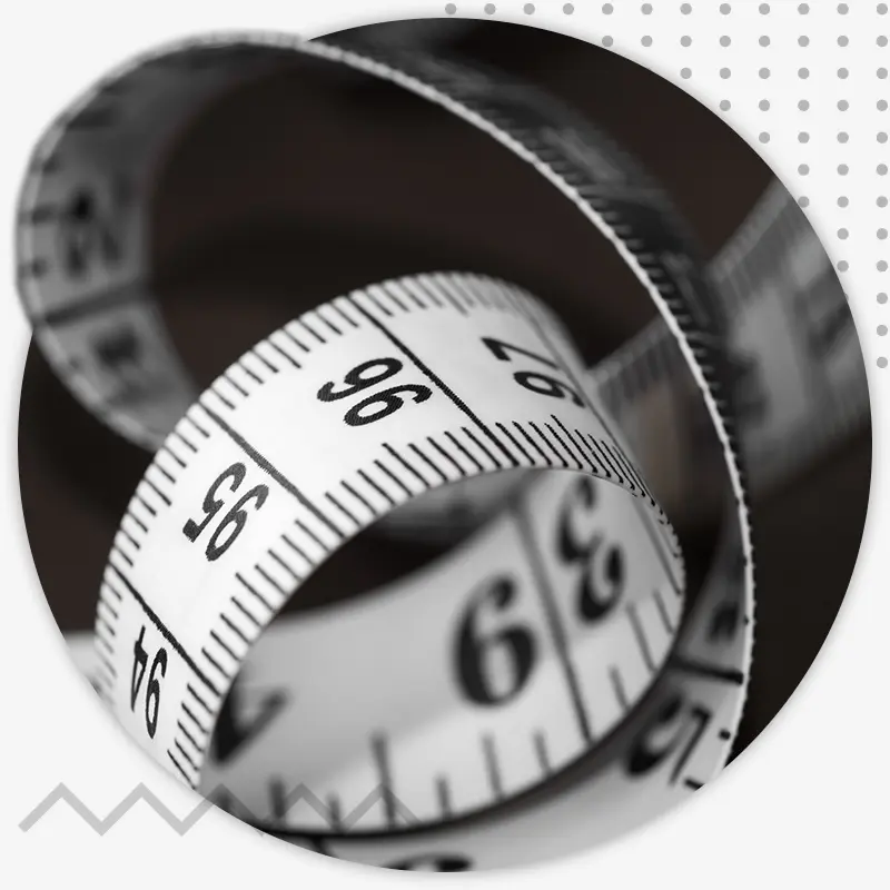Instrument de mesure et repères de distance